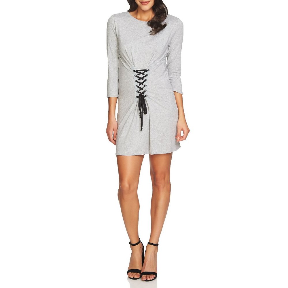 NWT Nordstrom 1.STATE Corset Detail Knit Dress
